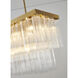 Canada 14 Light 48 inch Satin Brass Chandelier Ceiling Light
